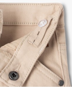 Short slim uni en toile extensible bébé garçon